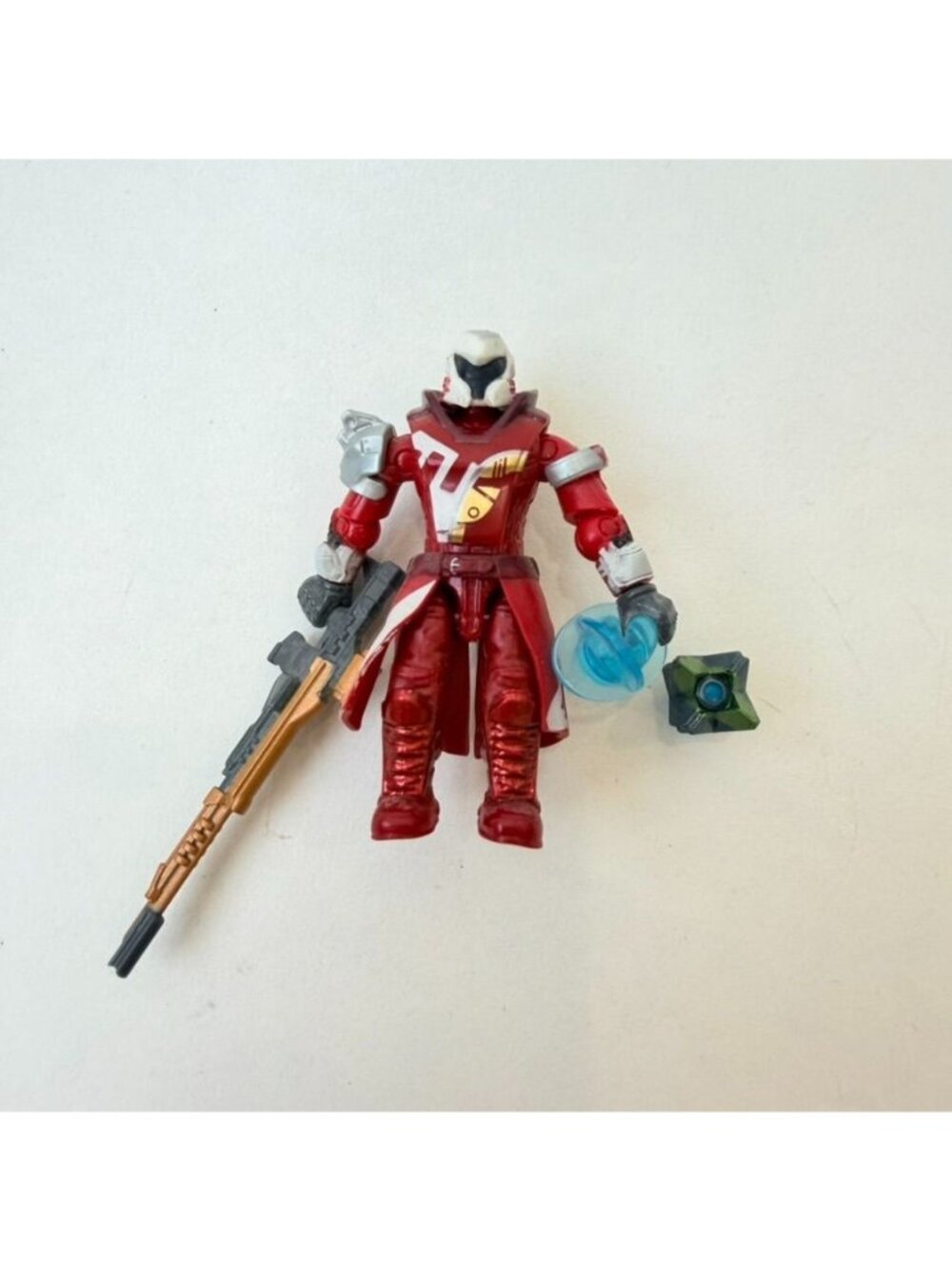 Destiny 2 Warlock Action Figure With Ghost & Rifle Accessory Collectible